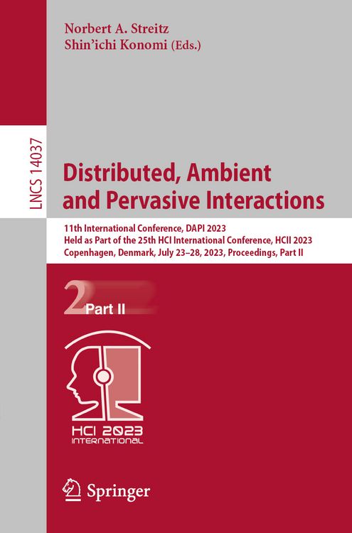 Produktbild: Distributed, Ambient and Pervasive Interactions