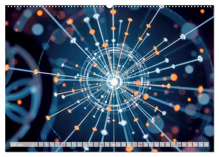 Produktbild: Quantenmechanik von Bits zu Qubits (hochwertiger Premium Wandkalender 2026 DIN A2 quer), Kunstdruck in Hochglanz