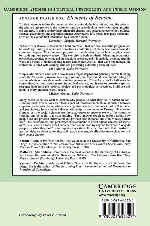 Produktbild: Elements of Reason