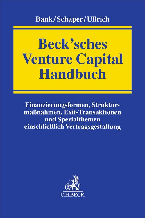 Produktbild: Beck&rsquo;sches Venture Capital Handbuch