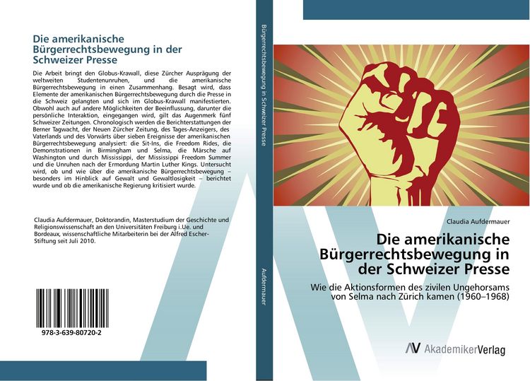 Produktbild: Die amerikanische B&uuml;rgerrechtsbewegung in der Schweizer Presse