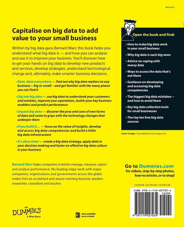 Produktbild: Big Data For Small Business For Dummies