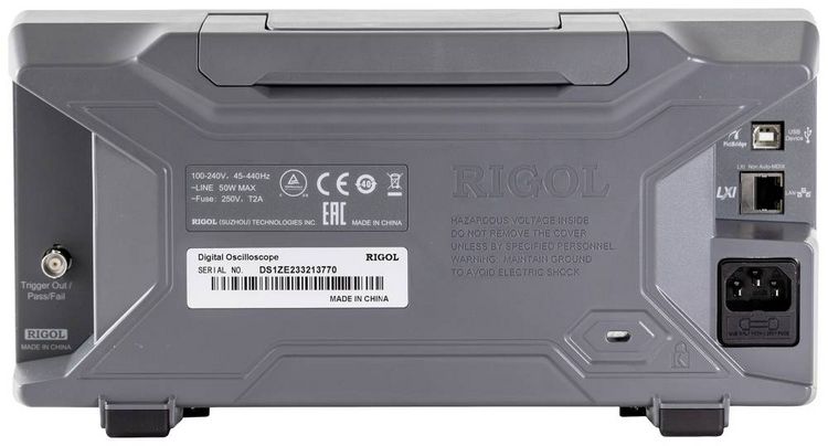Produktbild: Rigol DS1102Z-E Digital-Oszilloskop 100 MHz 2-Kanal 1 GSa/s 24 Mpts 8 Bit Digital-Speicher (DSO) 1 St.