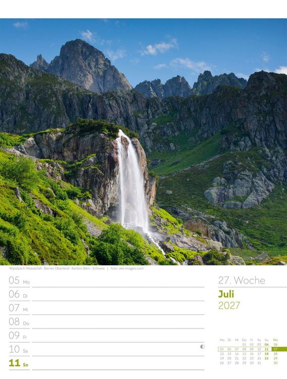 Produktbild: Faszination Alpenwelt Wochenplaner Kalender 2027