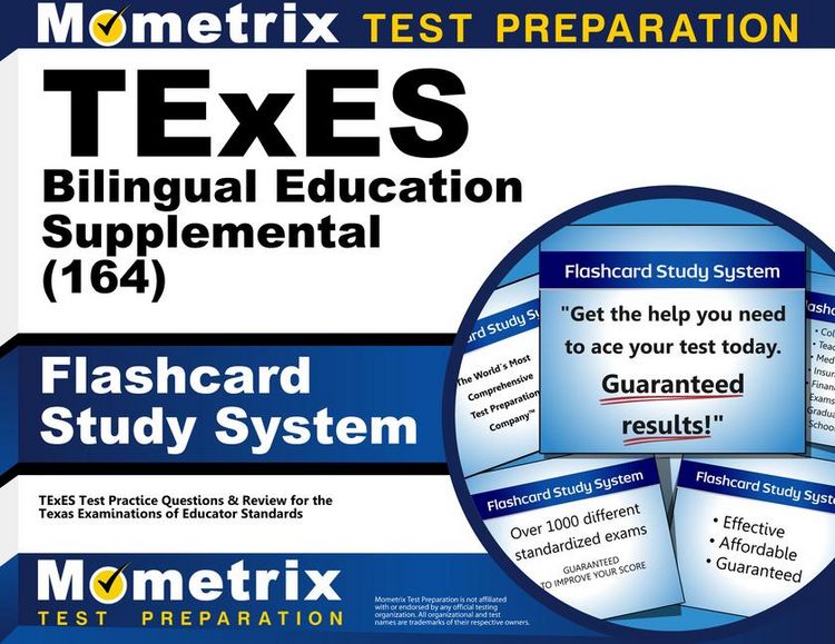Produktbild: TExES Bilingual Education Supplemental (164) Flashcard Study System
