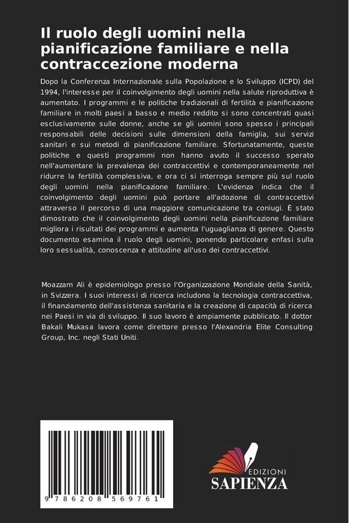 Produktbild: Il ruolo degli uomini nella pianificazione familiare e nella contraccezione moderna
