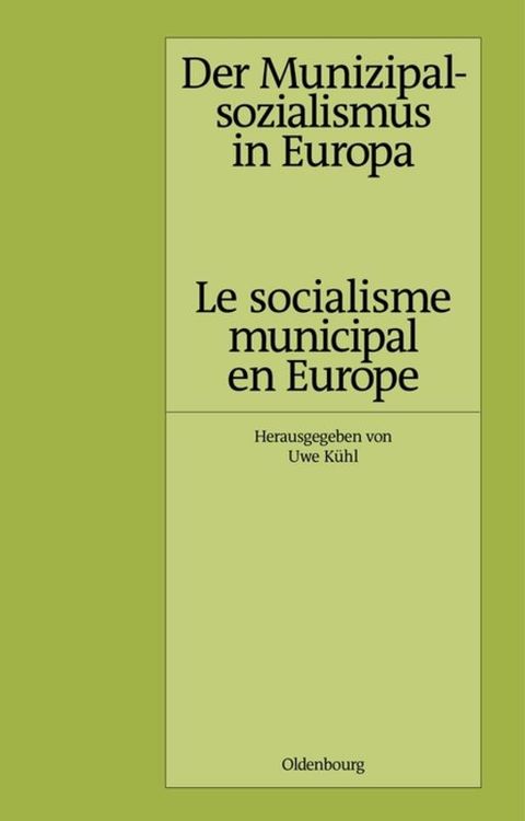 Produktbild: Der Munizipalsozialismus in Europa /Le socialisme municipal en Europe
