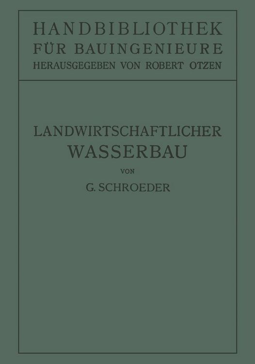Produktbild: Landwirtschaftlicher Wasserbau