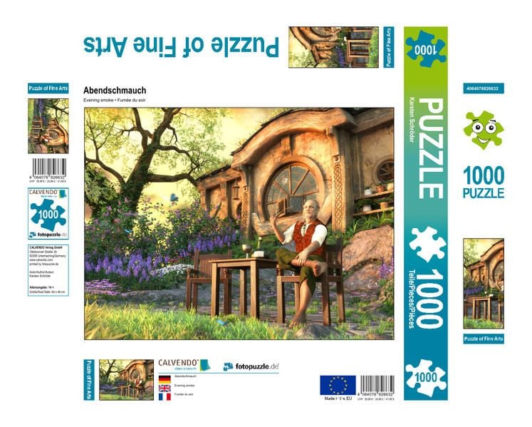 Produktbild: CALVENDO Puzzle Abendschmauch | 1000 Teile Lege-Gr&ouml;&szlig;e 64x48cm Foto-Puzzle f&uuml;r gl&uuml;ckliche Stunden