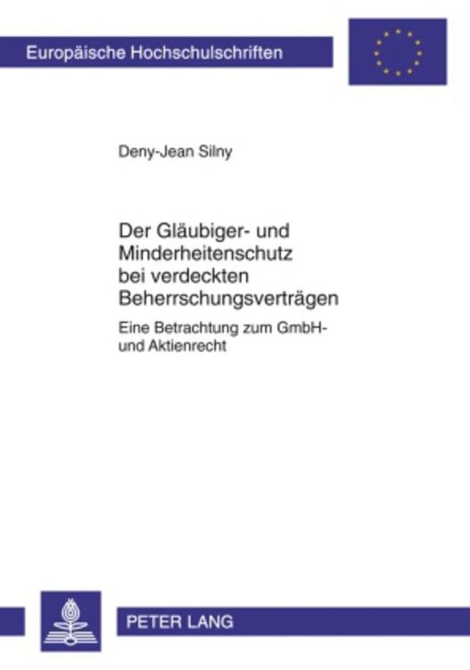 Produktbild: Der Glaeubiger- und Minderheitenschutz bei verdeckten Beherrschungsvertraegen