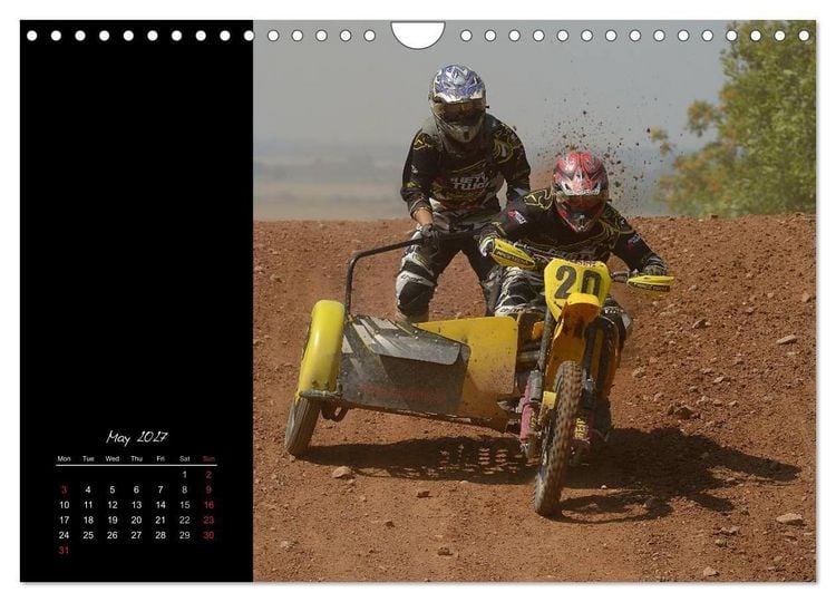 Produktbild: Motocross - MX UK-Version (Wall Calendar 2027 DIN A4 landscape), CALVENDO 12 Month Wall Calendar