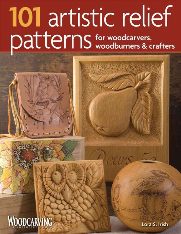 Produktbild: 101 Artistic Relief Patterns for Woodcarvers, Woodburners & Crafters
