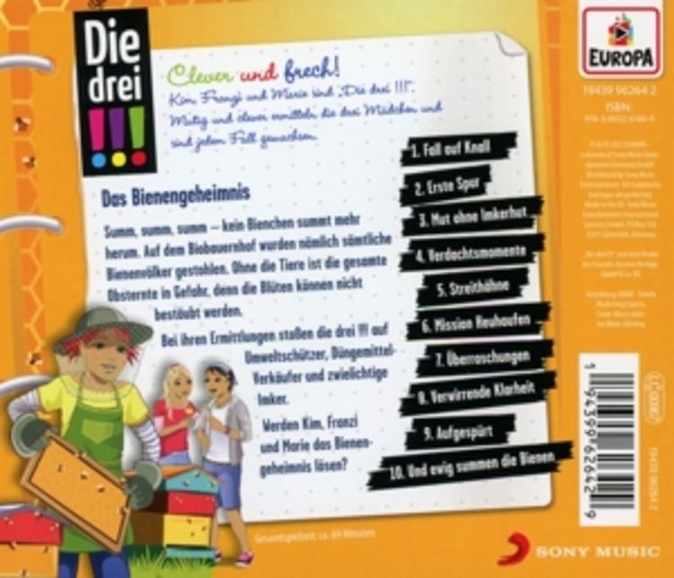 Produktbild: Die drei !!! 78: Das Bienengeheimnis