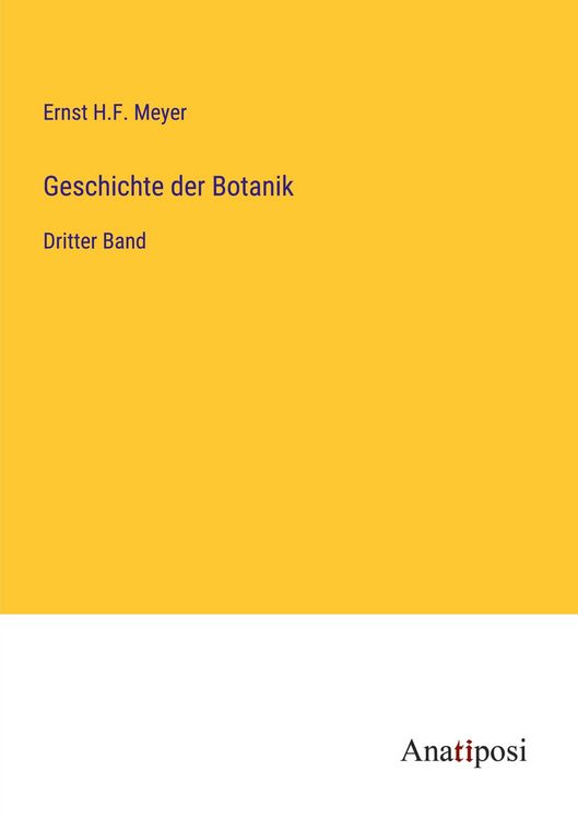 Produktbild: Geschichte der Botanik