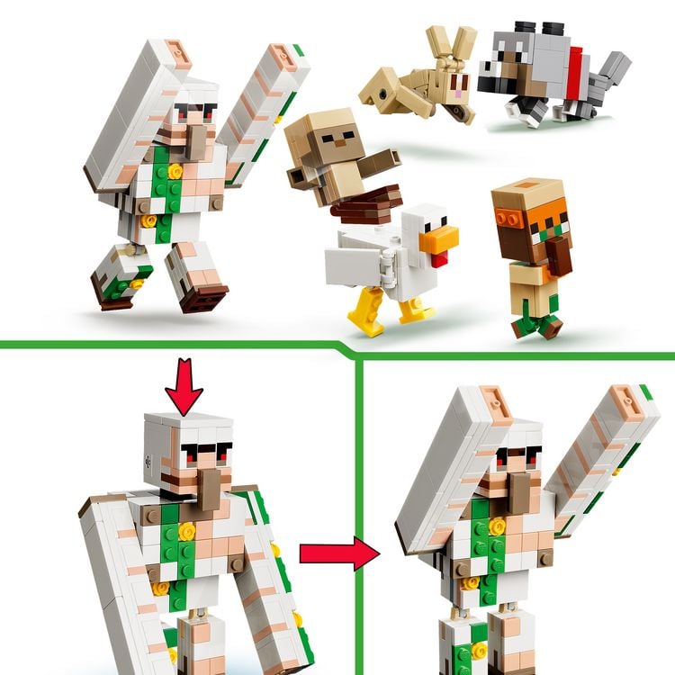 Produktbild: LEGO Minecraft 21592 Angriff des H&uuml;hnerreiters in der W&uuml;ste, Modellbau