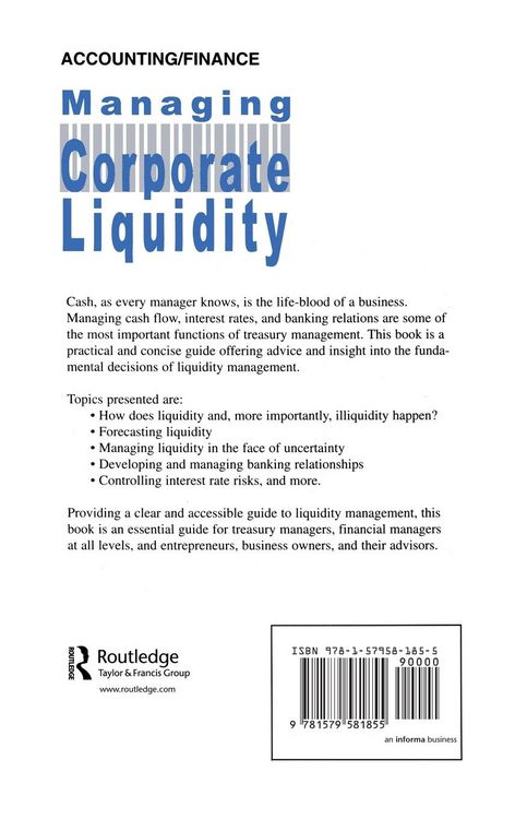 Produktbild: Managing Corporate Liquidity
