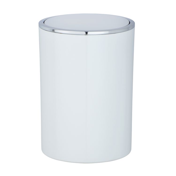 Produktbild: Schwingdeckeleimer Mod. Inca White, hochwertiger Kunststoff, 5 Liter