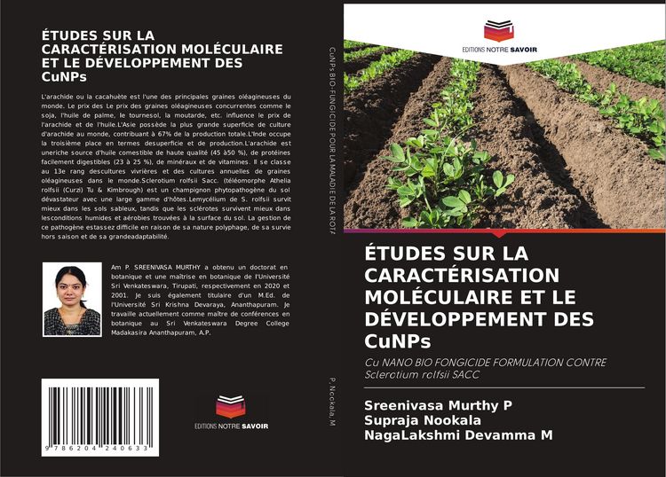 Produktbild: &Eacute;TUDES SUR LA CARACT&Eacute;RISATION MOL&Eacute;CULAIRE ET LE D&Eacute;VELOPPEMENT DES CuNPs