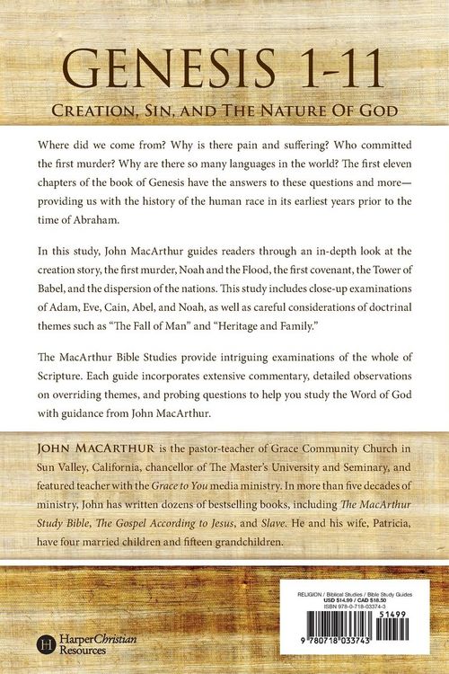Produktbild: The Genesis 1 to 11