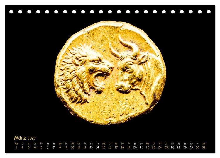 Produktbild: AURUM Das unverg&auml;ngliche Element (Tischkalender 2027 DIN A5 quer), CALVENDO Monatskalender