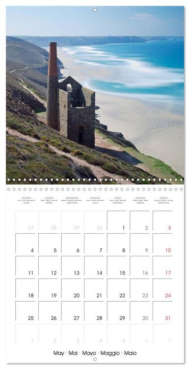 Produktbild: Beautiful Cornish Seascapes (Wall Calendar 2026 12 &times; 12 Inch) CALVENDO 12 Month Wall Calendar