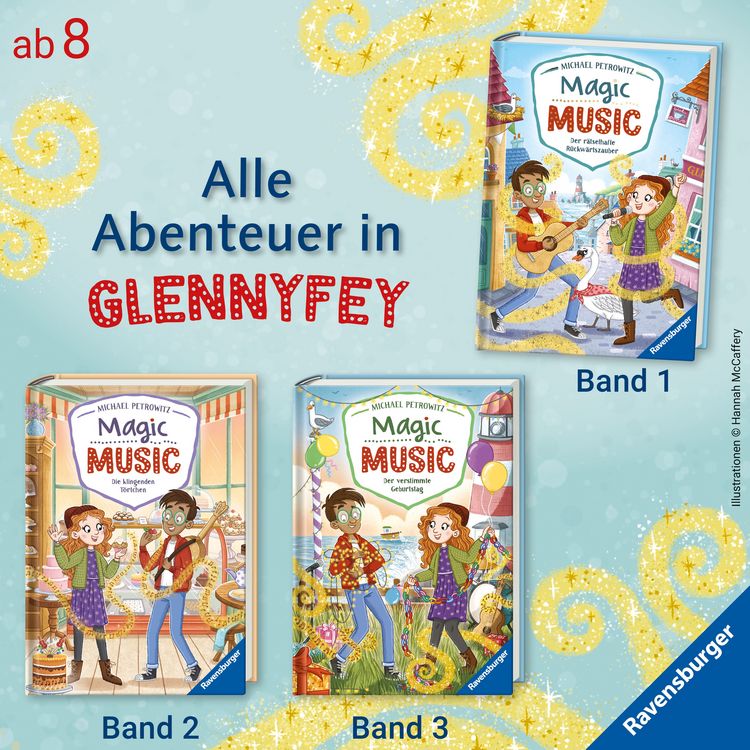 Produktbild: Magic Music, Band 1 - Der r&auml;tselhafte R&uuml;ckw&auml;rtszauber