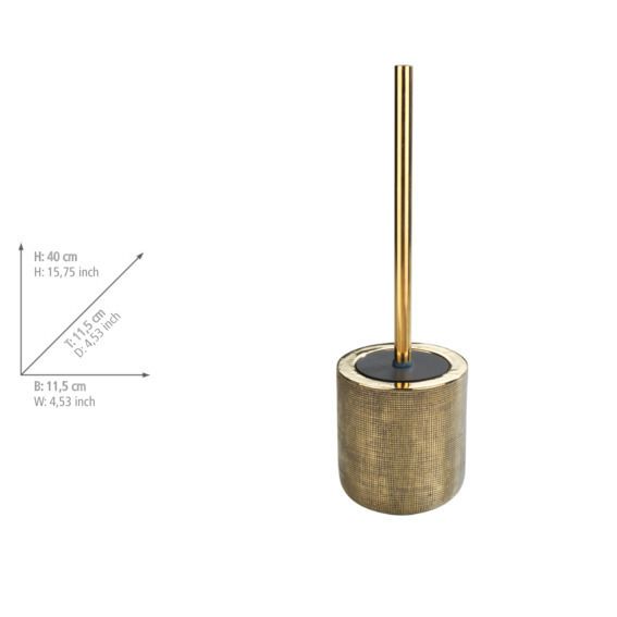 Produktbild: Keramik WC-Garnitur Mod. Rivara Gold, handbemalt