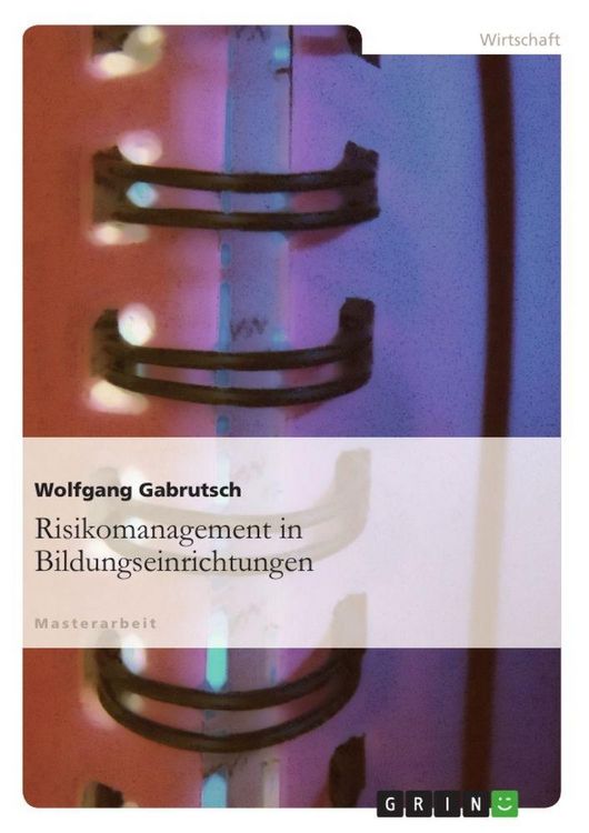 Produktbild: Risikomanagement in Bildungseinrichtungen