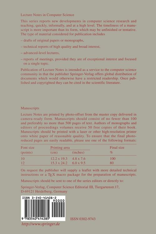 Produktbild: Advances in Computing Science - ASIAN 2000