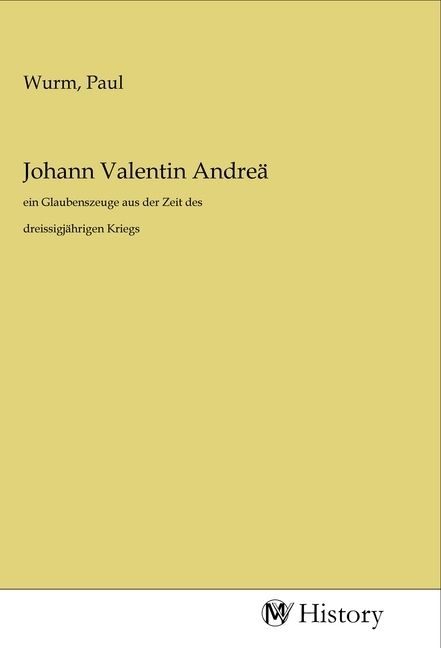 Produktbild: Johann Valentin Andre&auml;