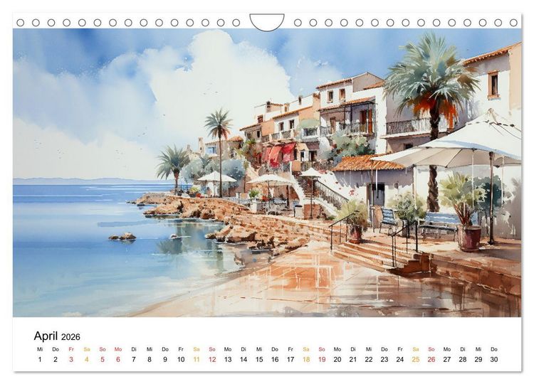 Produktbild: Mallorca mein Traum (Wandkalender 2026 DIN A4 quer), CALVENDO Monatskalender