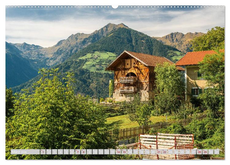 Produktbild: Sommer - Sonne - Schenna (Wandkalender 2026 DIN A2 quer), CALVENDO Monatskalender
