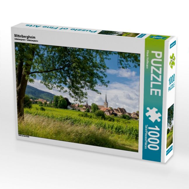 Produktbild: CALVENDO Puzzle Mittelbergheim | 1000 Teile Lege-Gr&ouml;&szlig;e 64x48cm Foto-Puzzle f&uuml;r gl&uuml;ckliche Stunden