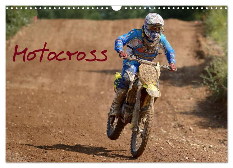 Produktbild: Motocross - Terminplaner (Wandkalender 2026 DIN A3 quer), CALVENDO Monatskalender