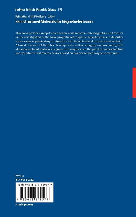 Produktbild: Nanostructured Materials for Magnetoelectronics