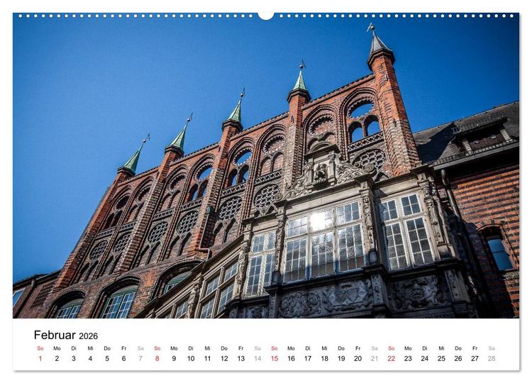 Produktbild: L&uuml;beck - Das Tor zur Ostsee (hochwertiger Premium Wandkalender 2026 DIN A2 quer), Kunstdruck in Hochglanz