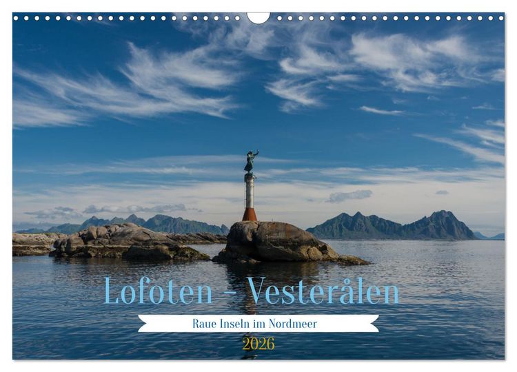 Produktbild: Lofoten Vester&aring;len (Wandkalender 2026 DIN A3 quer), CALVENDO Monatskalender