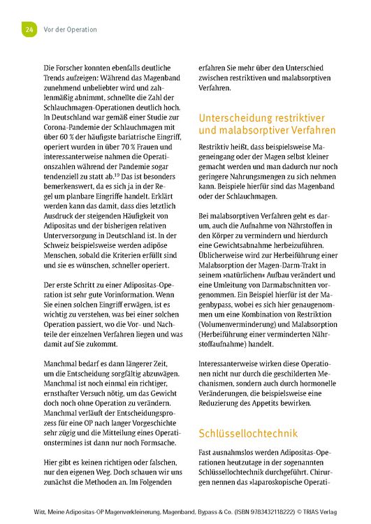 Produktbild: Meine Adipositas-OP. Magenverkleinerung, Magenband, Bypass & Co.