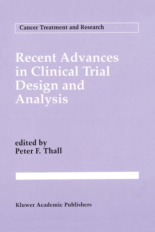 Produktbild: Recent Advances in Clinical Trial Design and Analysis