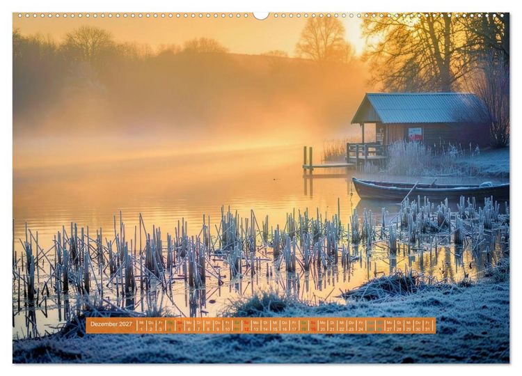 Produktbild: Malerische Seenlandschaft (Wandkalender 2027 DIN A2 quer), CALVENDO Monatskalender