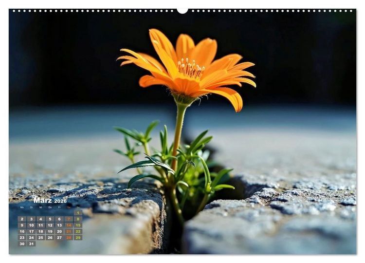 Produktbild: Die Welt in Orange (Wandkalender 2026 DIN A2 quer), CALVENDO Monatskalender
