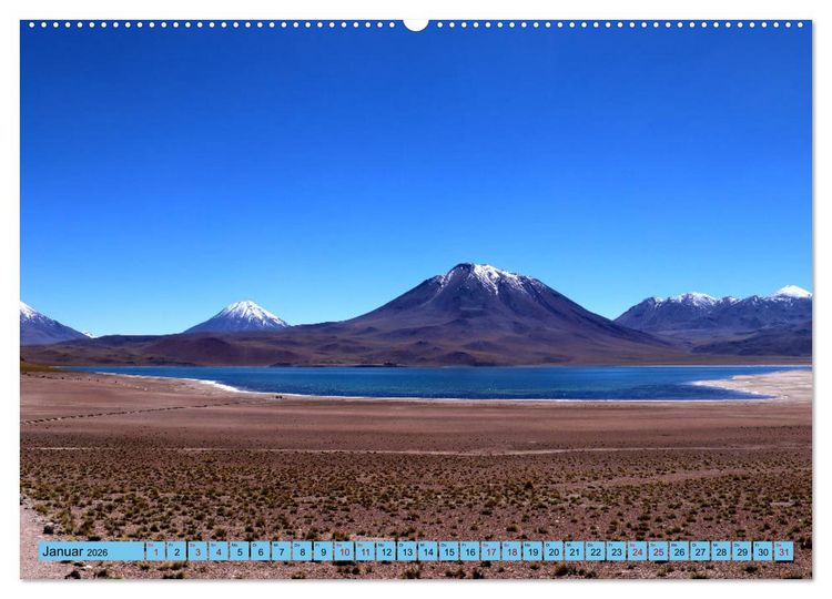 Produktbild: ATACAMA Wunder der Natur (hochwertiger Premium Wandkalender 2026 DIN A2 quer), Kunstdruck in Hochglanz