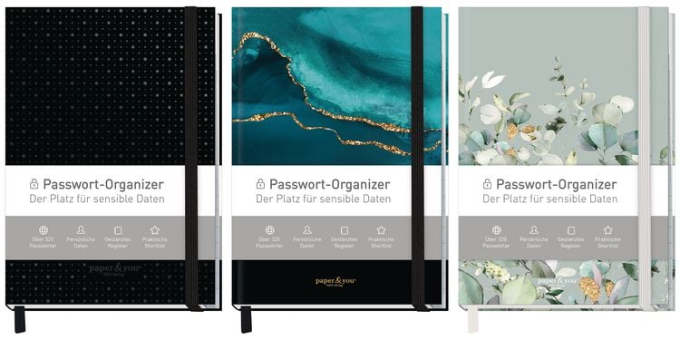 Produktbild: Passwort-Organizer A6+