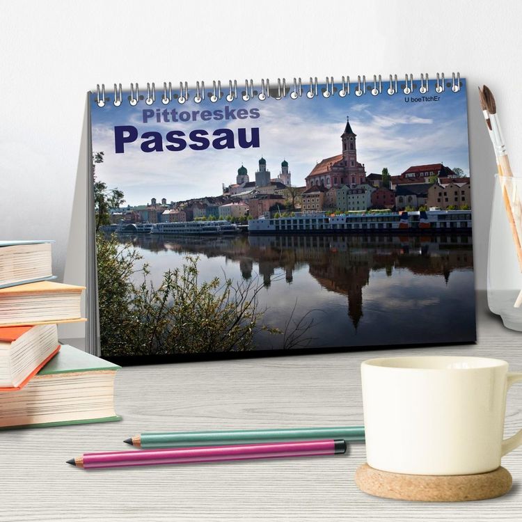 Produktbild: Pittoreskes Passau (Tischkalender 2027 DIN A5 quer), CALVENDO Monatskalender