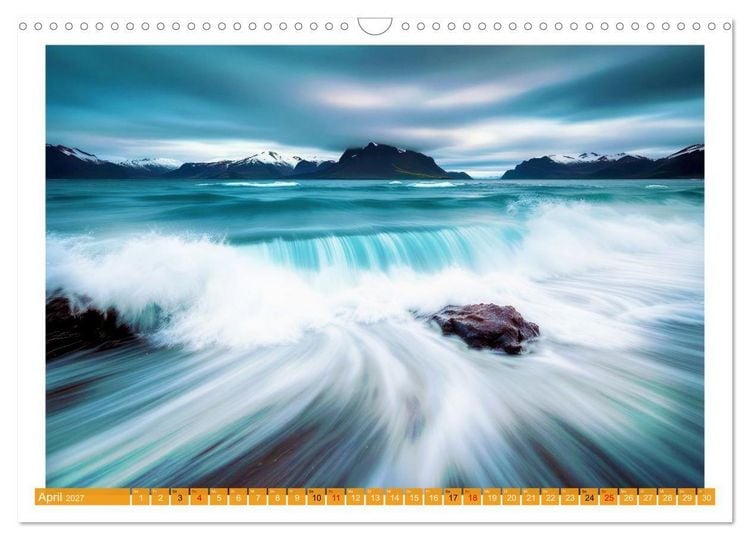Produktbild: Langzeitbelichtung im hohen Norden (Wandkalender 2027 DIN A3 quer), CALVENDO Monatskalender