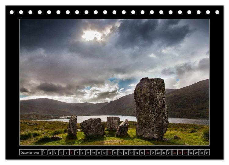 Produktbild: IRLAND - Mystische Orte (Tischkalender 2026 DIN A5 quer), CALVENDO Monatskalender
