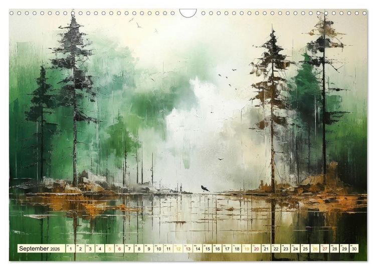 Produktbild: Eine Landschaft im Jahr (Wandkalender 2026 DIN A3 quer), CALVENDO Monatskalender