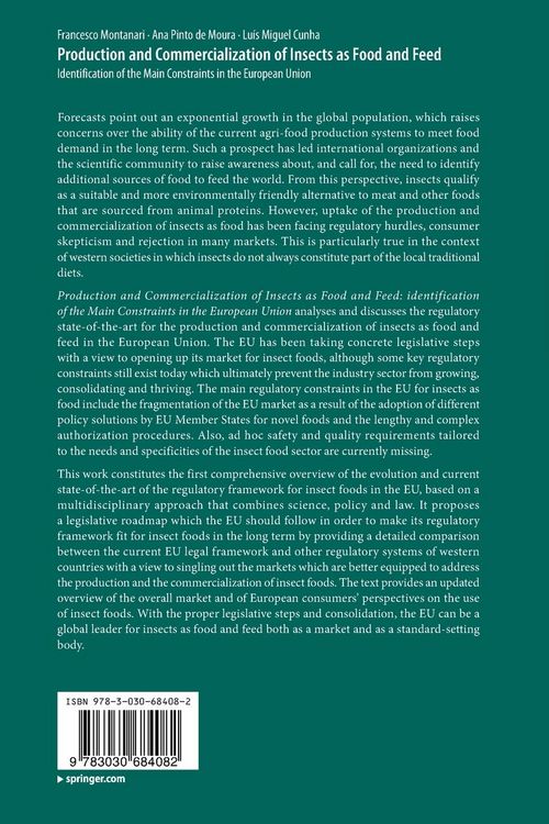 Produktbild: Production and Commercialization of Insects as Food and Feed
