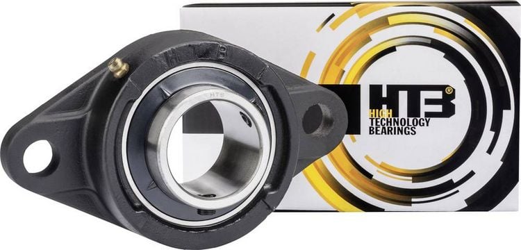 Produktbild: HTB UCFL 205 Flanschlager Grauguss Bohrungs-&Oslash; 25mm Lochabstand 99mm
