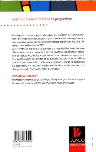 Produktbild: Psychanalyse et m&eacute;thodes projectives